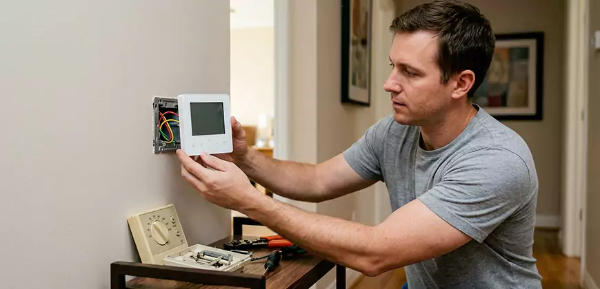 Heat Pump Thermostat Configuration in Dundalk